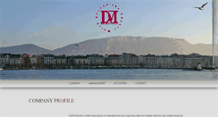 Desktop Screenshot of dmproduction.ch